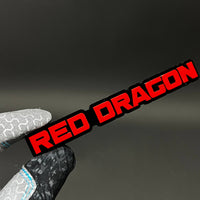 1PC RED DRAGON 3D Acrylic Badge - Car Truck Emblem Fender Tailgate Trunk Sticker