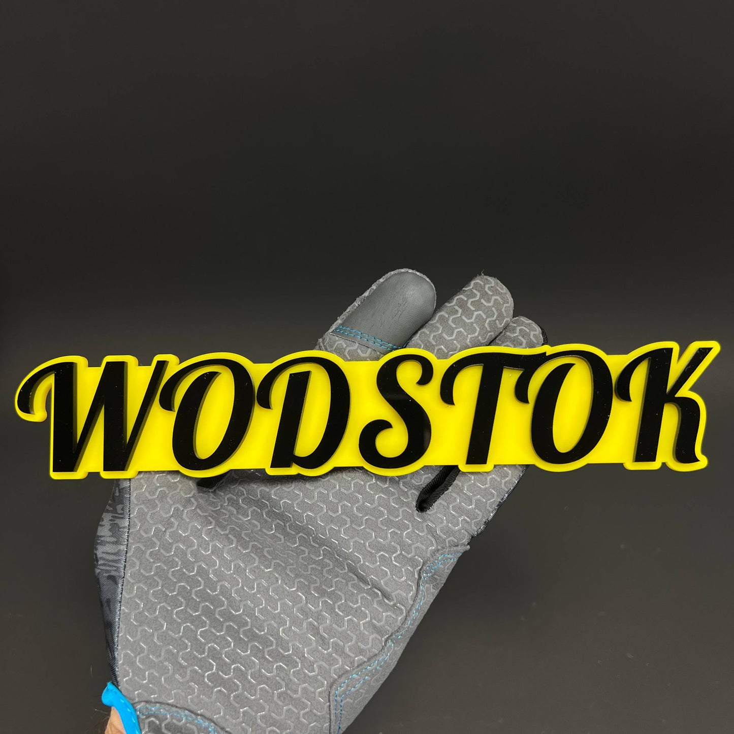 1PC WODSTOK 3D Acrylic Badge - Car Truck Emblem Fender Tailgate Trunk Sticker