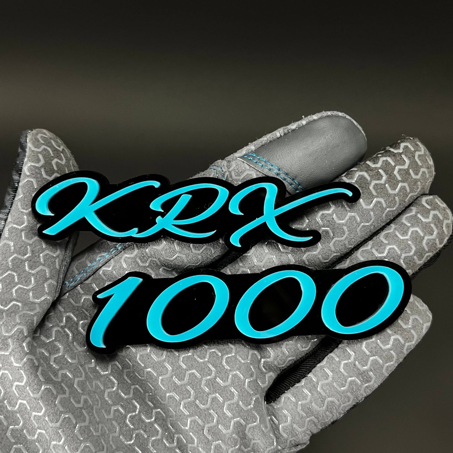 1PC KRX 1000 3D Acrylic Badge - Car Truck Emblem Fender Tailgate Trunk Sticker