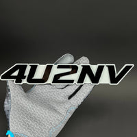 1PC 4U2NV 3D Acrylic Badge - Car Truck Emblem Fender Tailgate Trunk Sticker