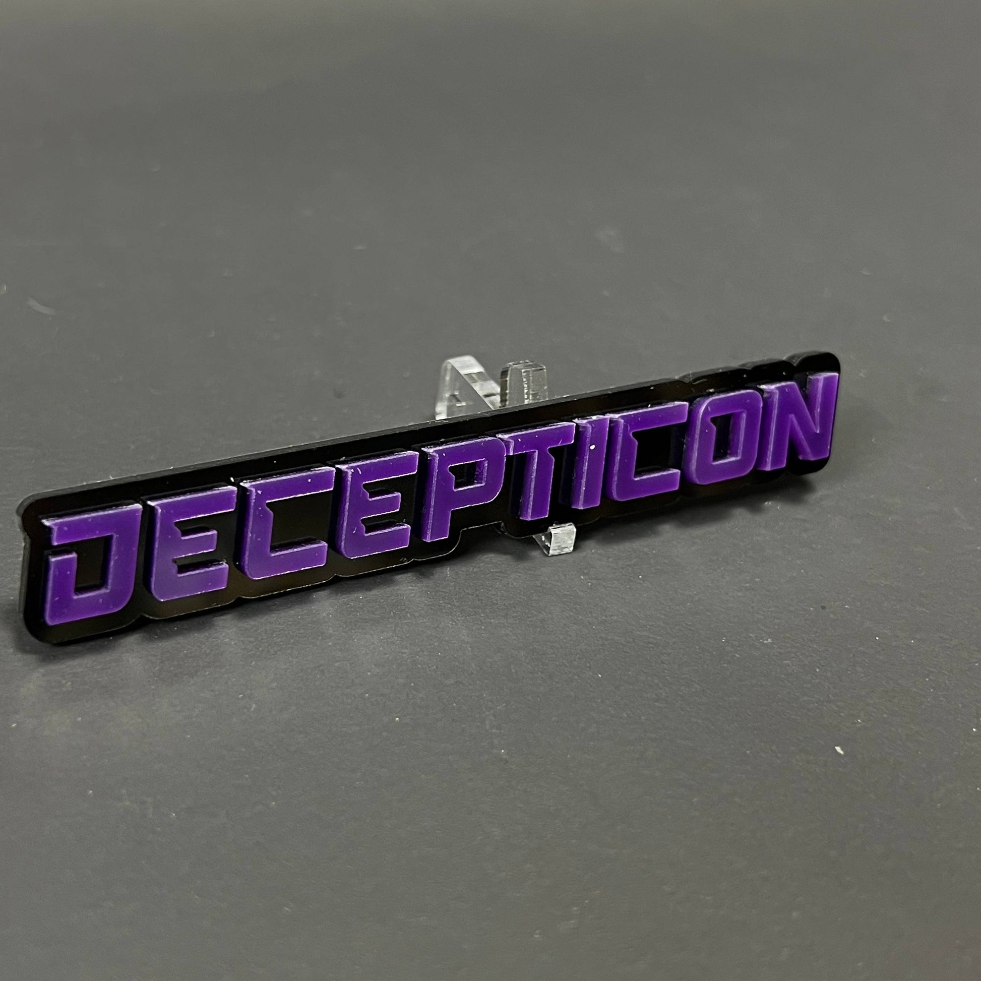1PC DECEPTICON 3D Acrylic Badge - Car Truck Emblem Fender Tailgate Trunk Sticker