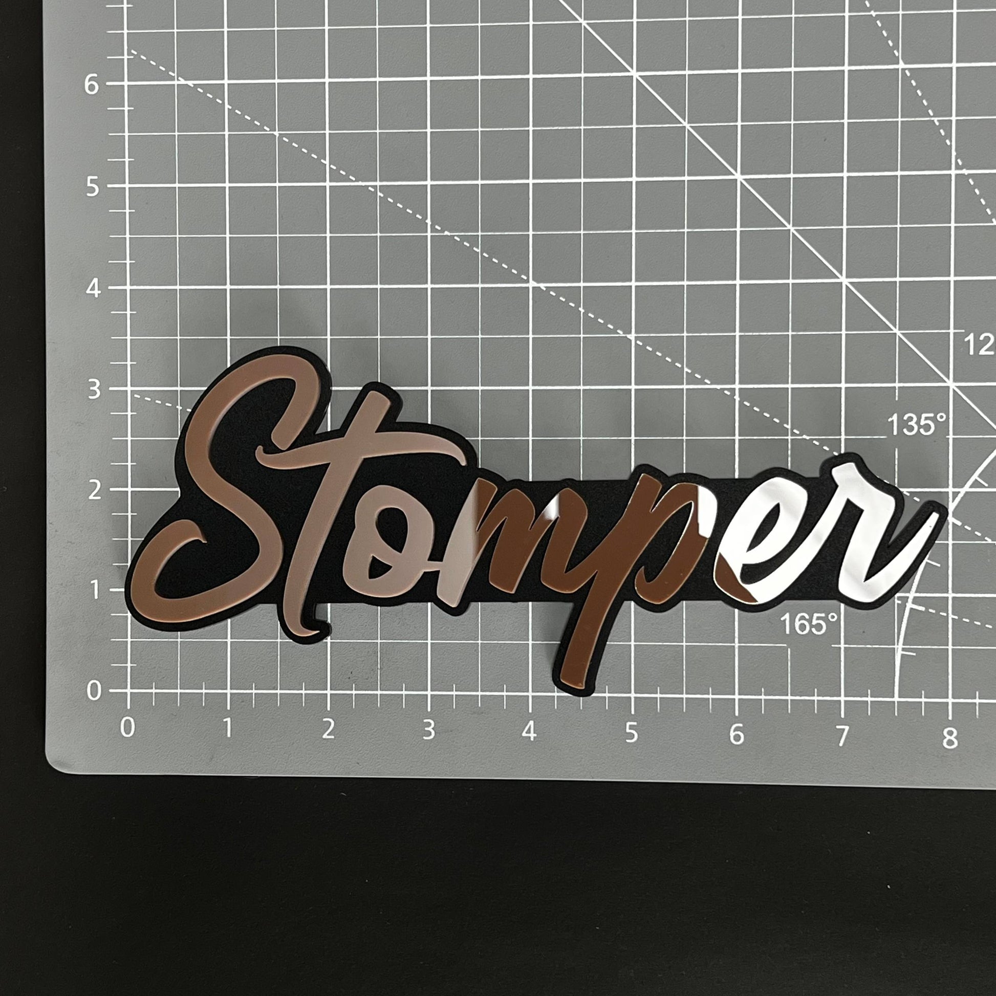 1PC Stomper 3D Acrylic Badge - Car Truck Emblem Fender Tailgate Trunk Sticker