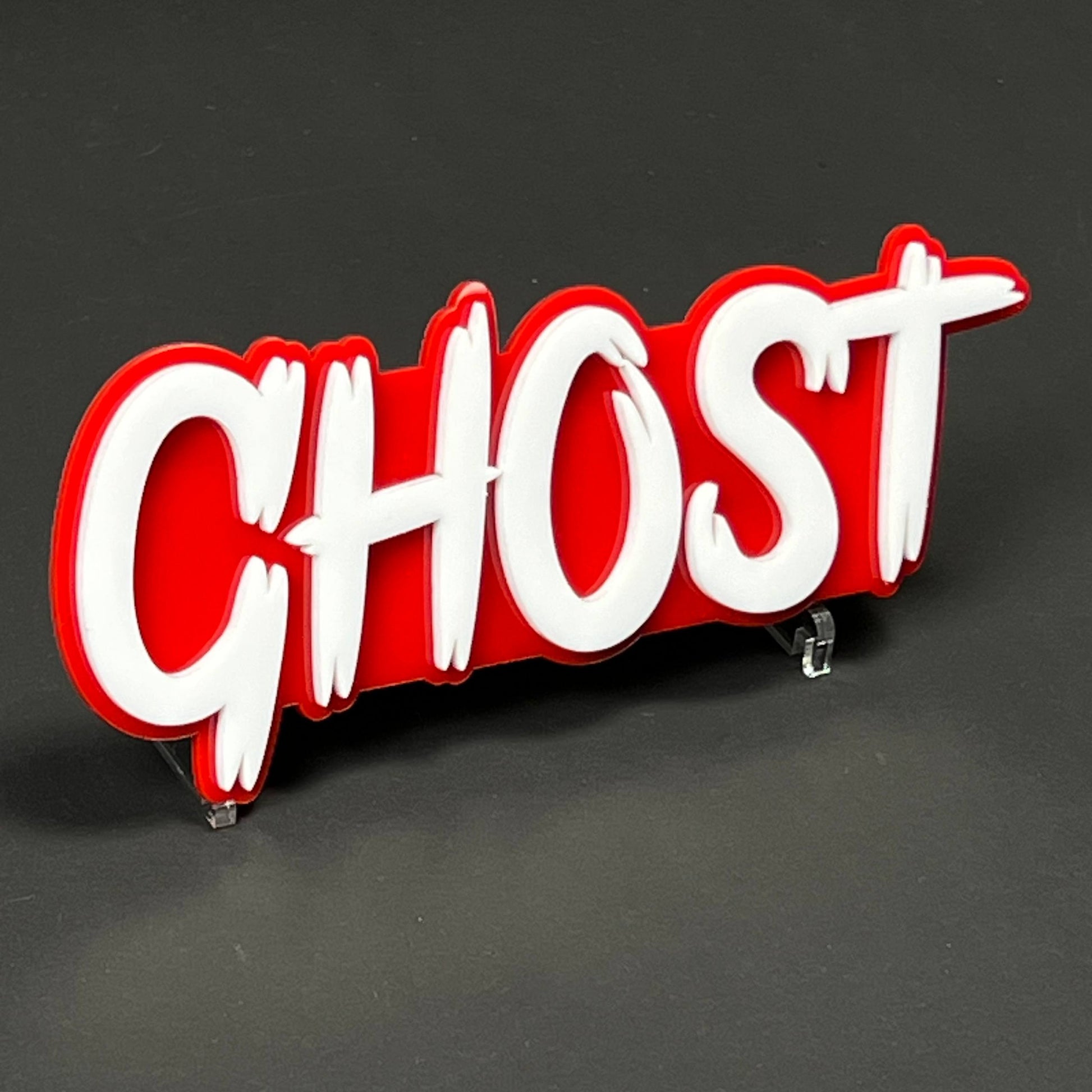 1PC GHOST 3D Acrylic Badge - Car Truck Emblem Fender Tailgate Trunk Sticker