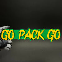 1PC GO PACK GO 3D Acrylic Badge - Car Truck Emblem Fender Tailgate Trunk Sticker