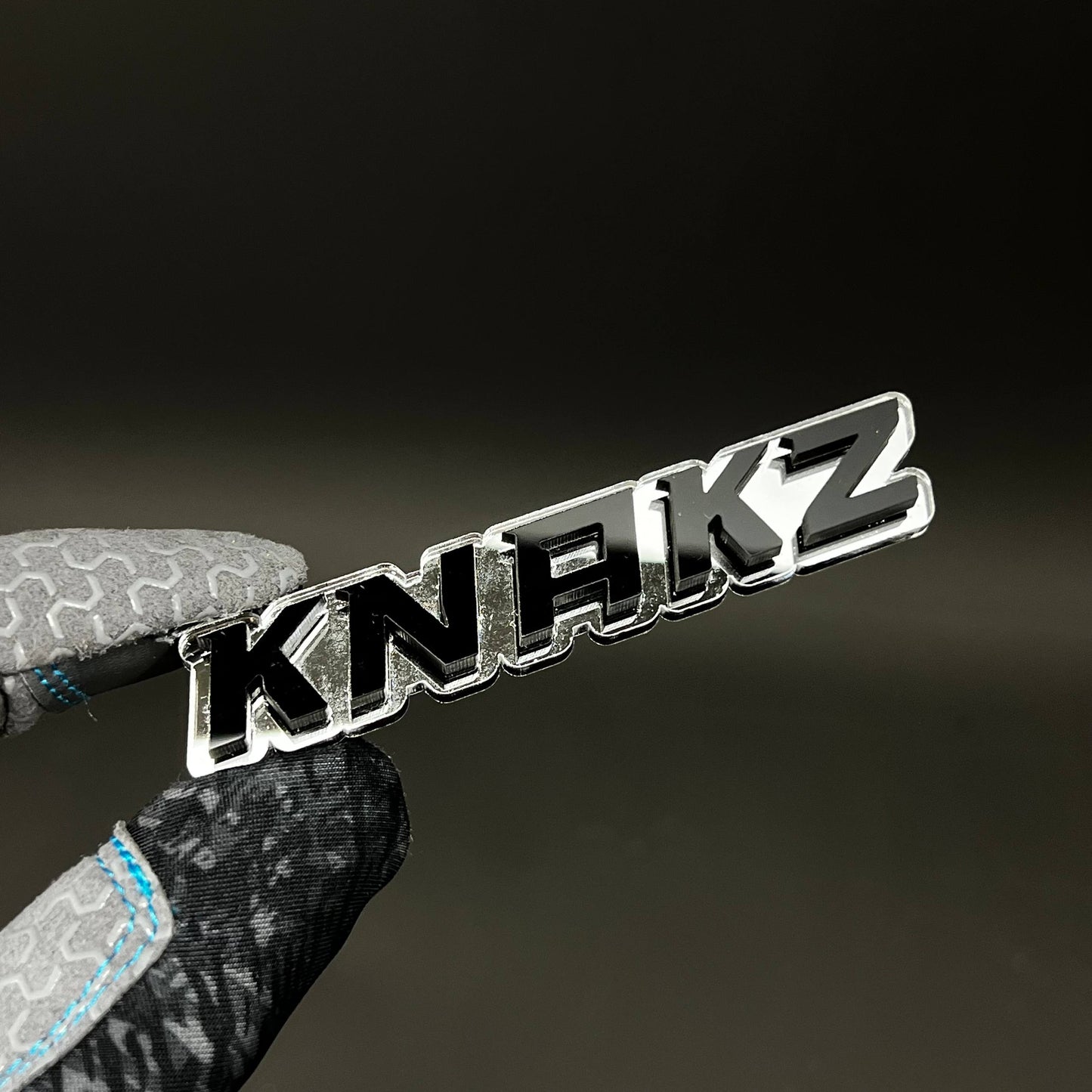1PC KNAKZ 3D Acrylic Badge - Car Truck Emblem Fender Tailgate Trunk Sticker