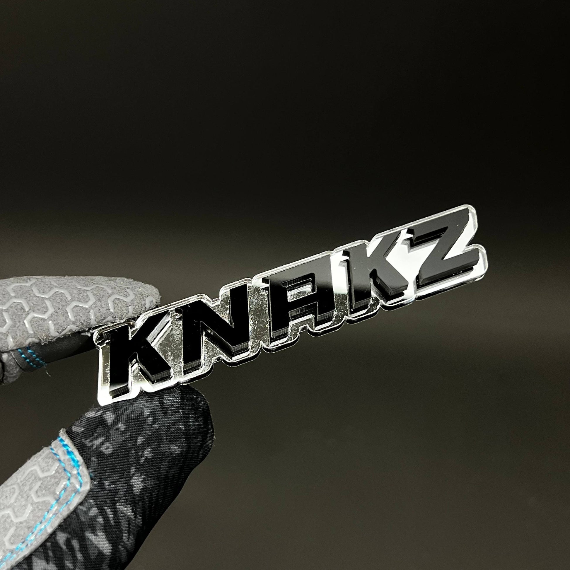 1PC KNAKZ 3D Acrylic Badge - Car Truck Emblem Fender Tailgate Trunk Sticker