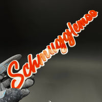 1PC Schmugglemobile 3D Acrylic Badge - Car Truck Emblem Fender Sticker