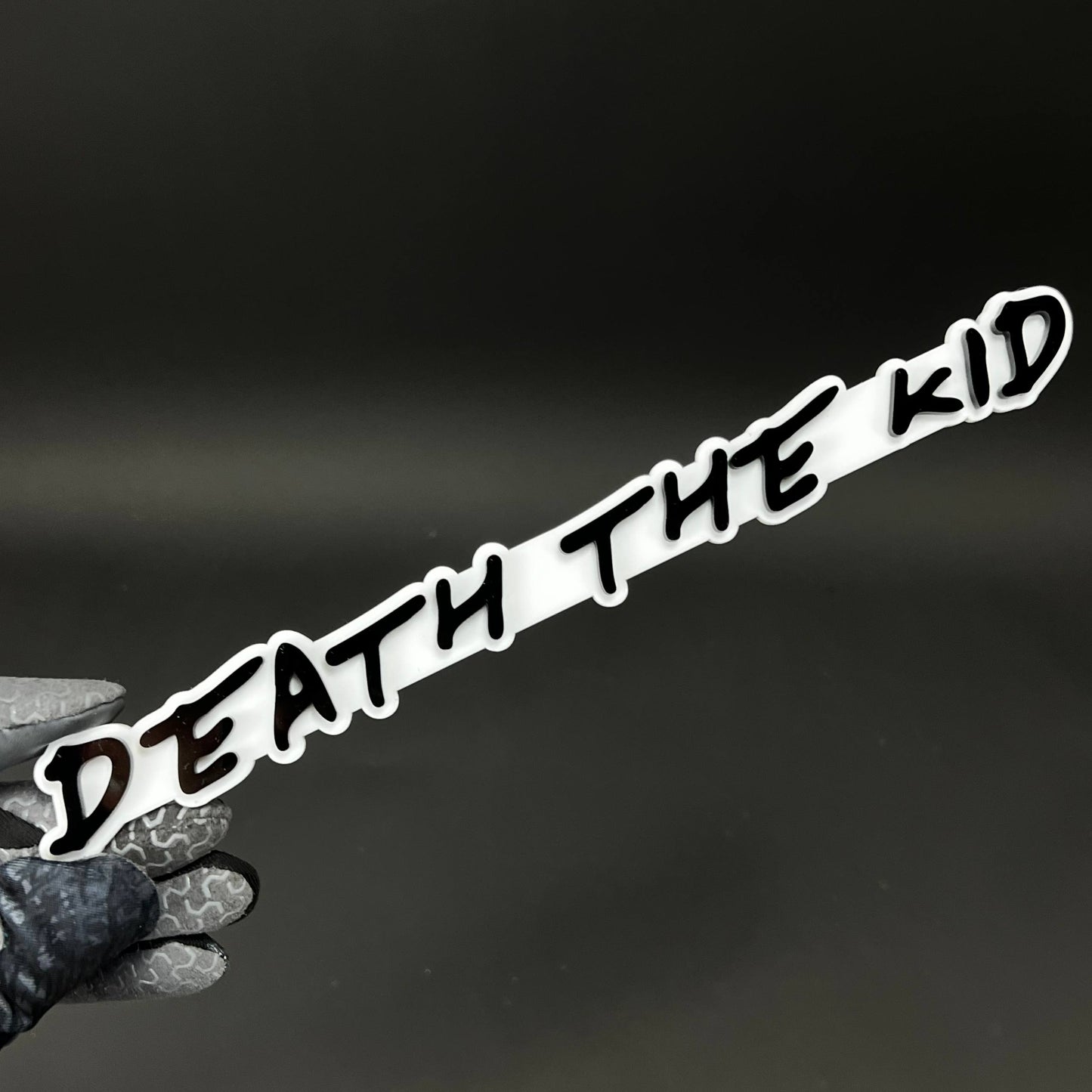 1PC DEATH THE KID 3D Acrylic Badge - Car Truck Emblem Fender Sticker