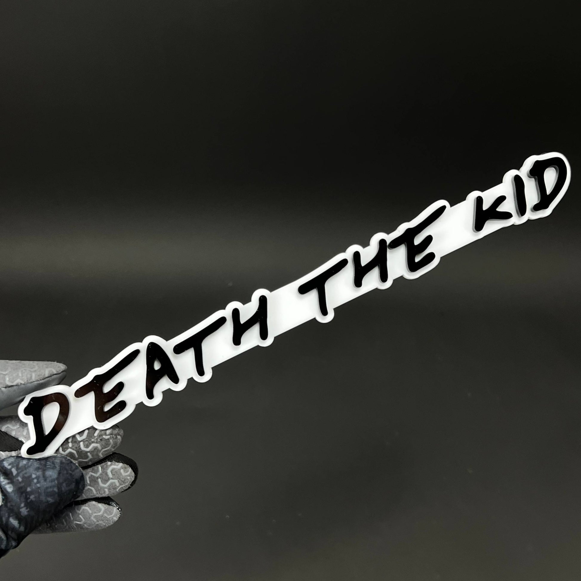 1PC DEATH THE KID 3D Acrylic Badge - Car Truck Emblem Fender Sticker