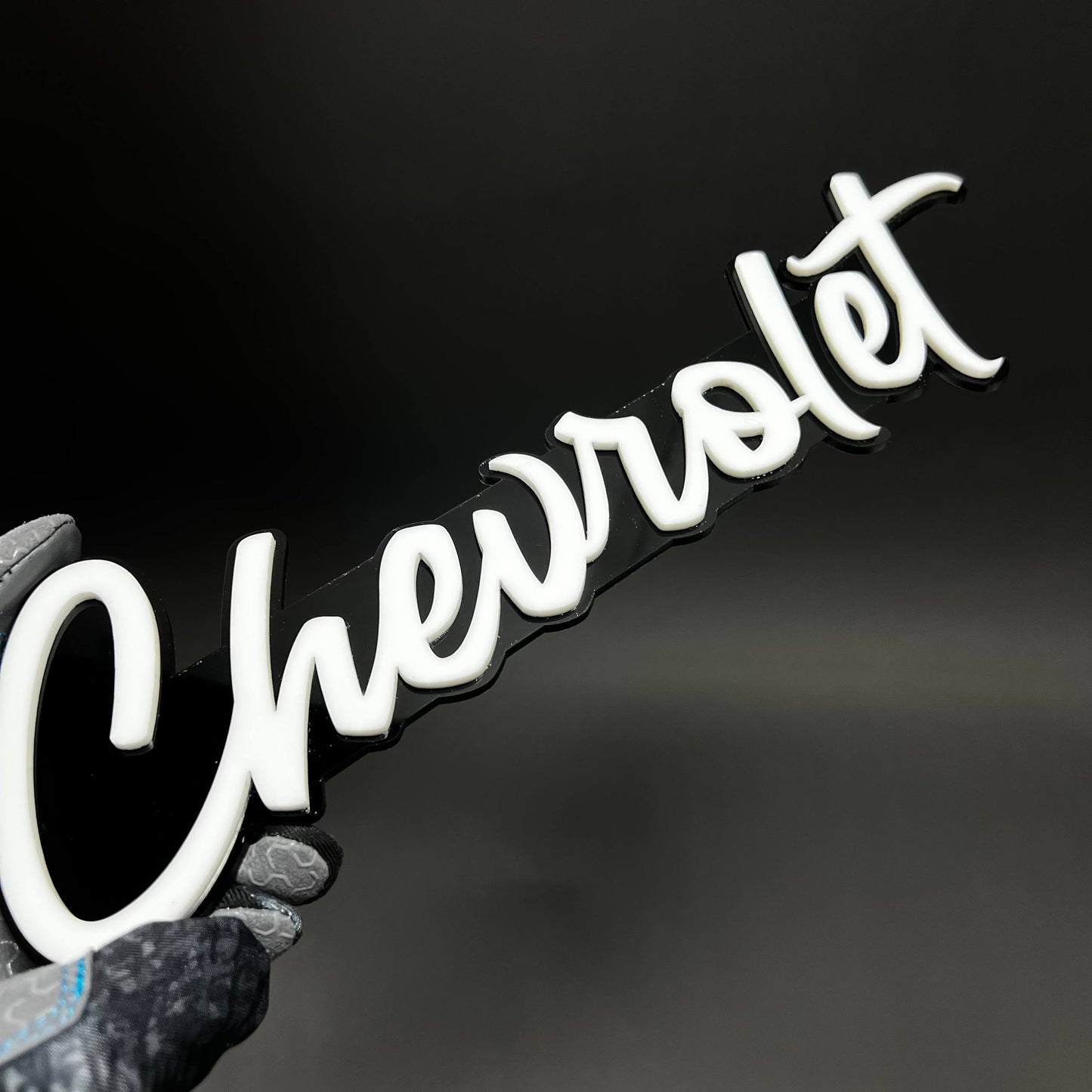 1PC Chevrolet 3D Acrylic Badge - Car Truck Emblem Fender Tailgate Trunk Sticker