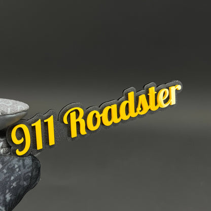 1PC 911 Roadster 3D Acrylic Badge - Car Truck Emblem Fender Sticker