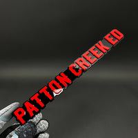 1PC PATTON CREEK ED 3D Acrylic Badge - Car Truck Emblem Fender Sticker