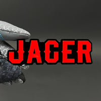 1PC JAGER 3D Acrylic Badge - Car Truck Emblem Fender Tailgate Trunk Sticker
