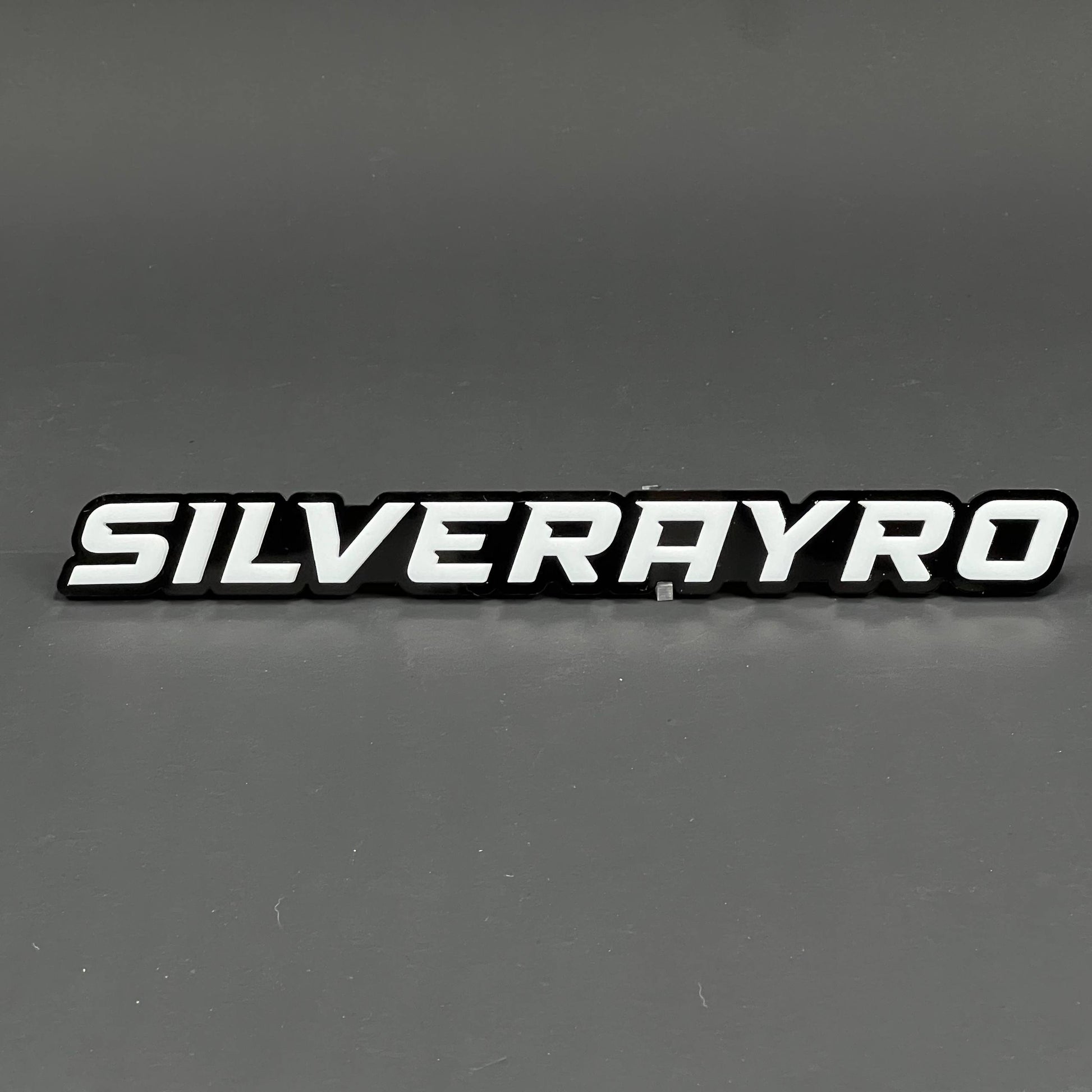 1PC SILVERAYRO 3D Acrylic Badge - Car Truck Emblem Fender Tailgate Trunk Sticker