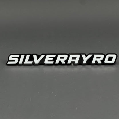 1PC SILVERAYRO 3D Acrylic Badge - Car Truck Emblem Fender Tailgate Trunk Sticker