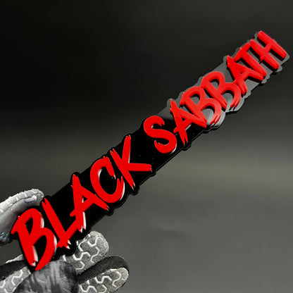 1PC BLACK SABBATH 3D Acrylic Badge - Car Truck Emblem Fender Sticker