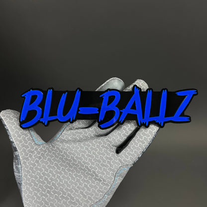 1PC BLU-BALLZ 3D Acrylic Badge - Car Truck Emblem Fender Tailgate Trunk Sticker
