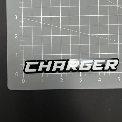 1PC CHARGER 3D Acrylic Badge - Car Truck Emblem Fender Tailgate Trunk Sticker