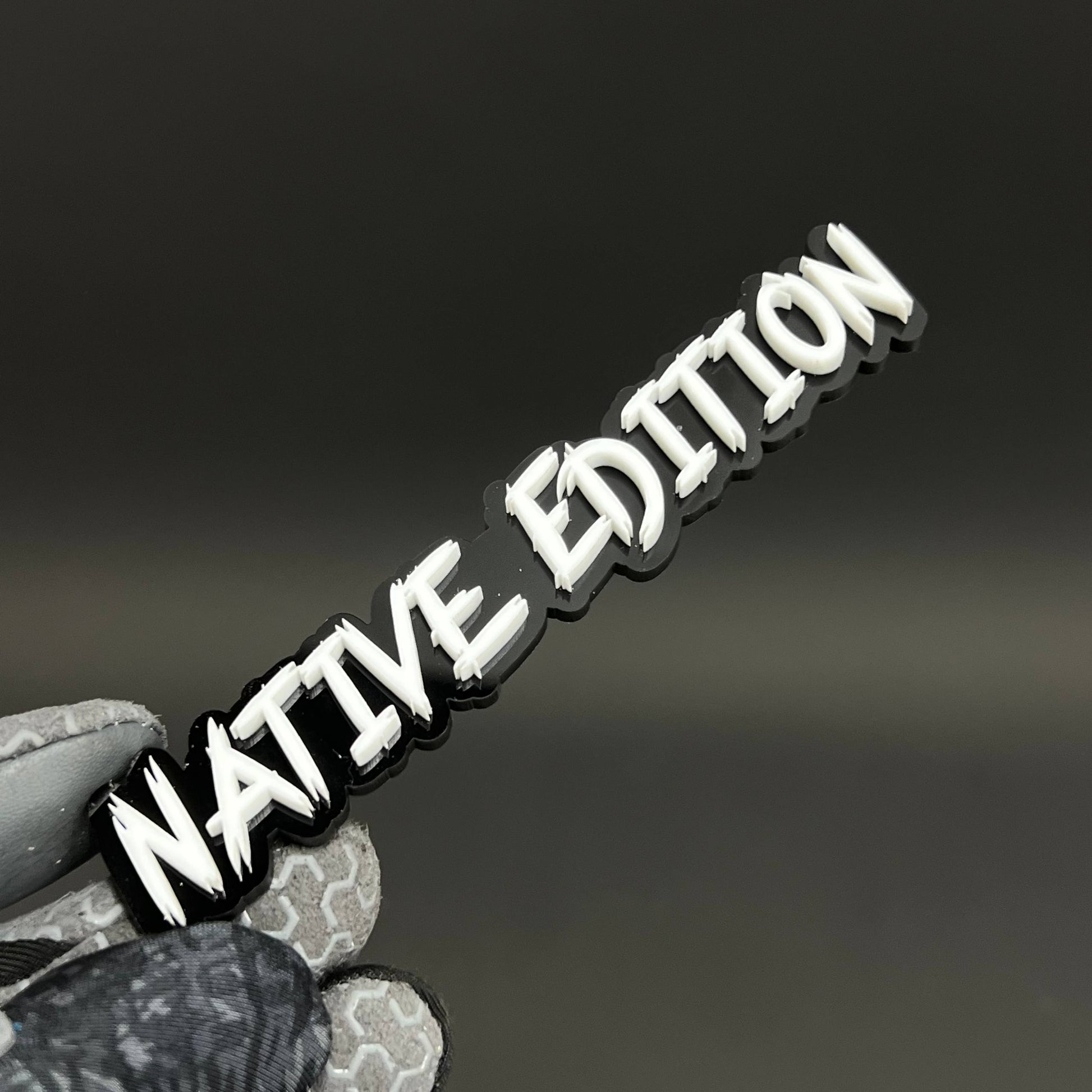 1PC NATIVE EDITION 3D Acrylic Badge - Car Truck Emblem Fender Sticker