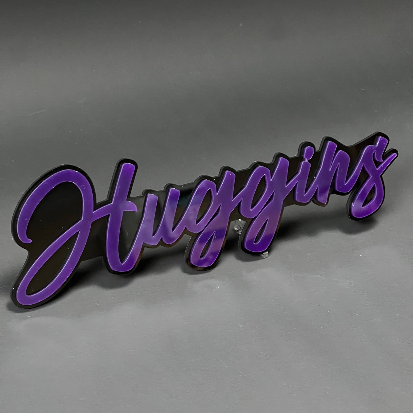 1PC Huggins 3D Acrylic Badge - Car Truck Emblem Fender Tailgate Trunk Sticker