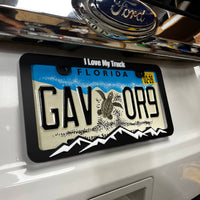 1PC I Love My Truck 3D Acrylic Badge - Car Truck Emblem Fender Sticker