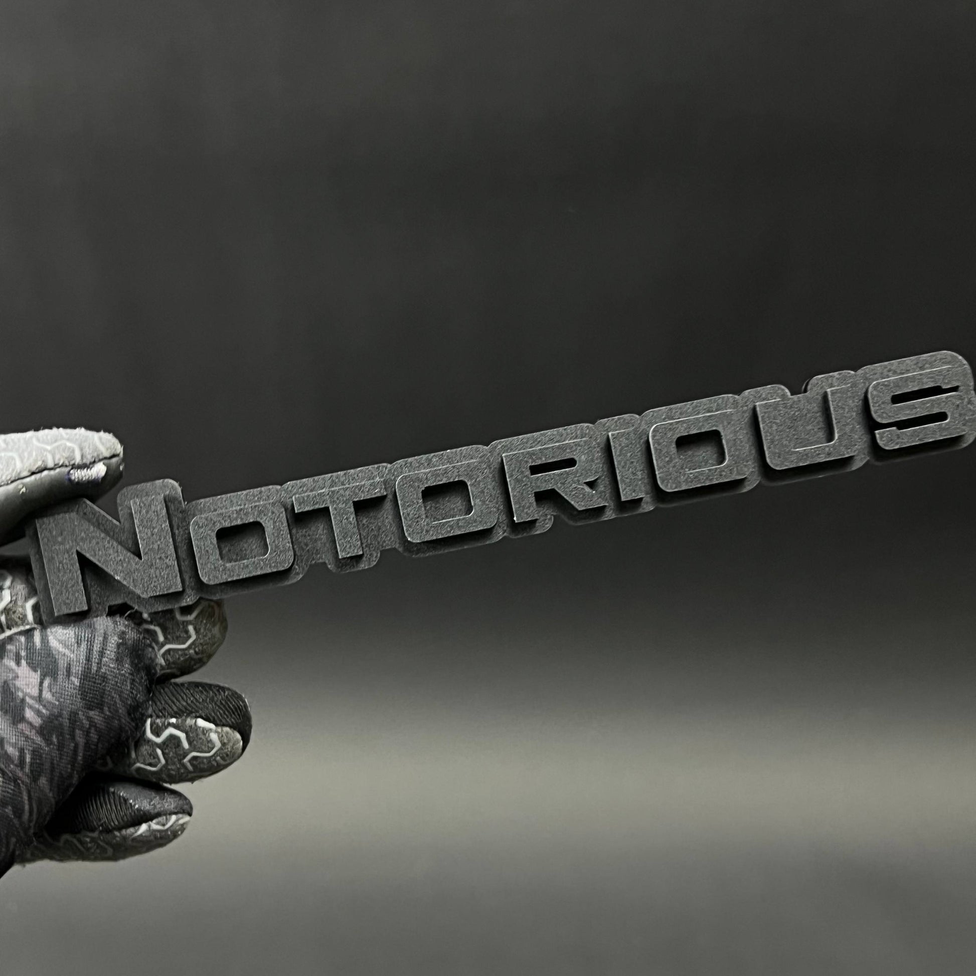 1PC Notorious 3D Acrylic Badge - Car Truck Emblem Fender Tailgate Trunk Sticker