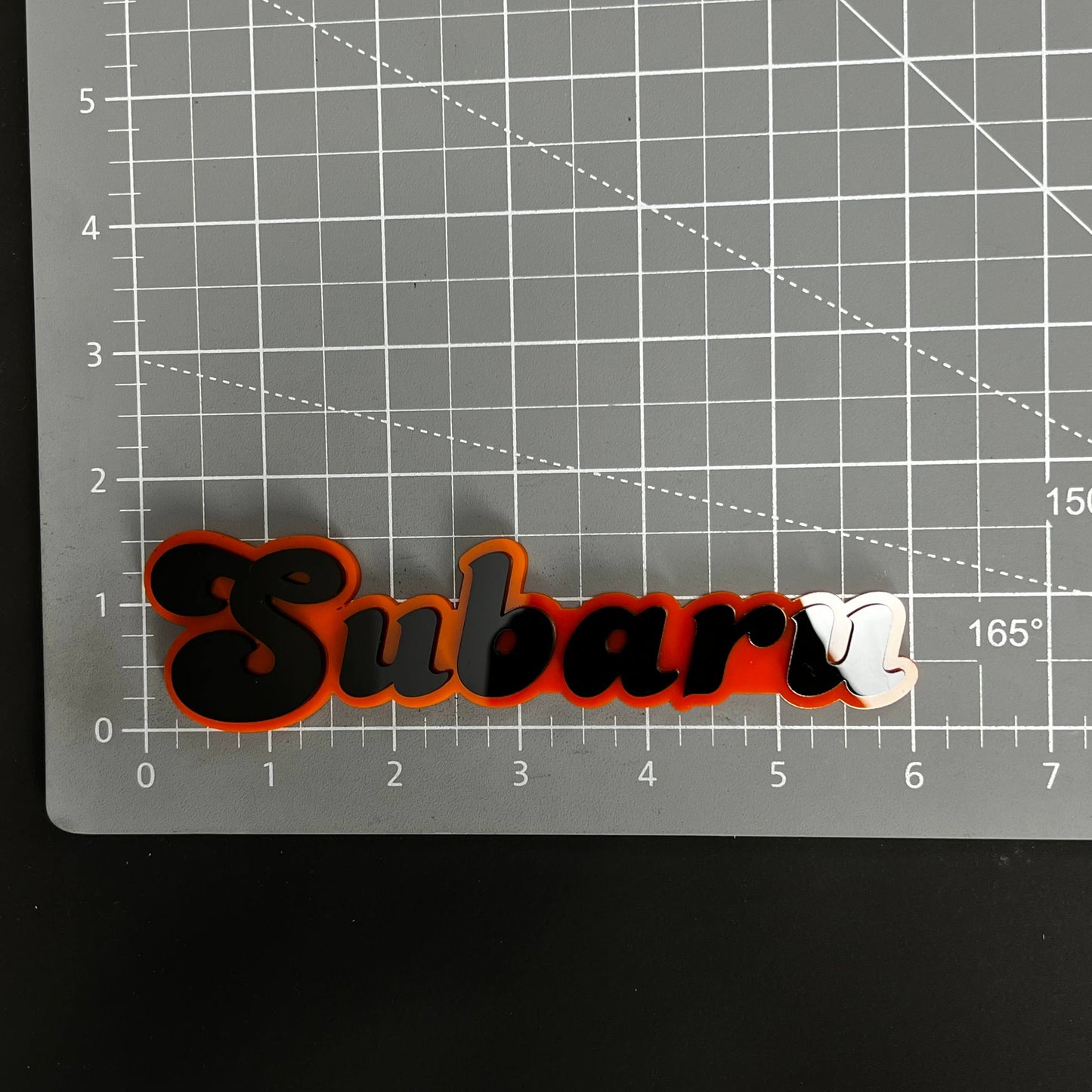 1PC Subaru 3D Acrylic Badge - Car Truck Emblem Fender Tailgate Trunk Sticker