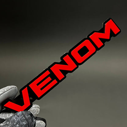 1PC VENOM 3D Acrylic Badge - Car Truck Emblem Fender Tailgate Trunk Sticker