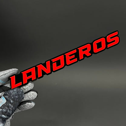 1PC LANDEROS 3D Acrylic Badge - Car Truck Emblem Fender Tailgate Trunk Sticker