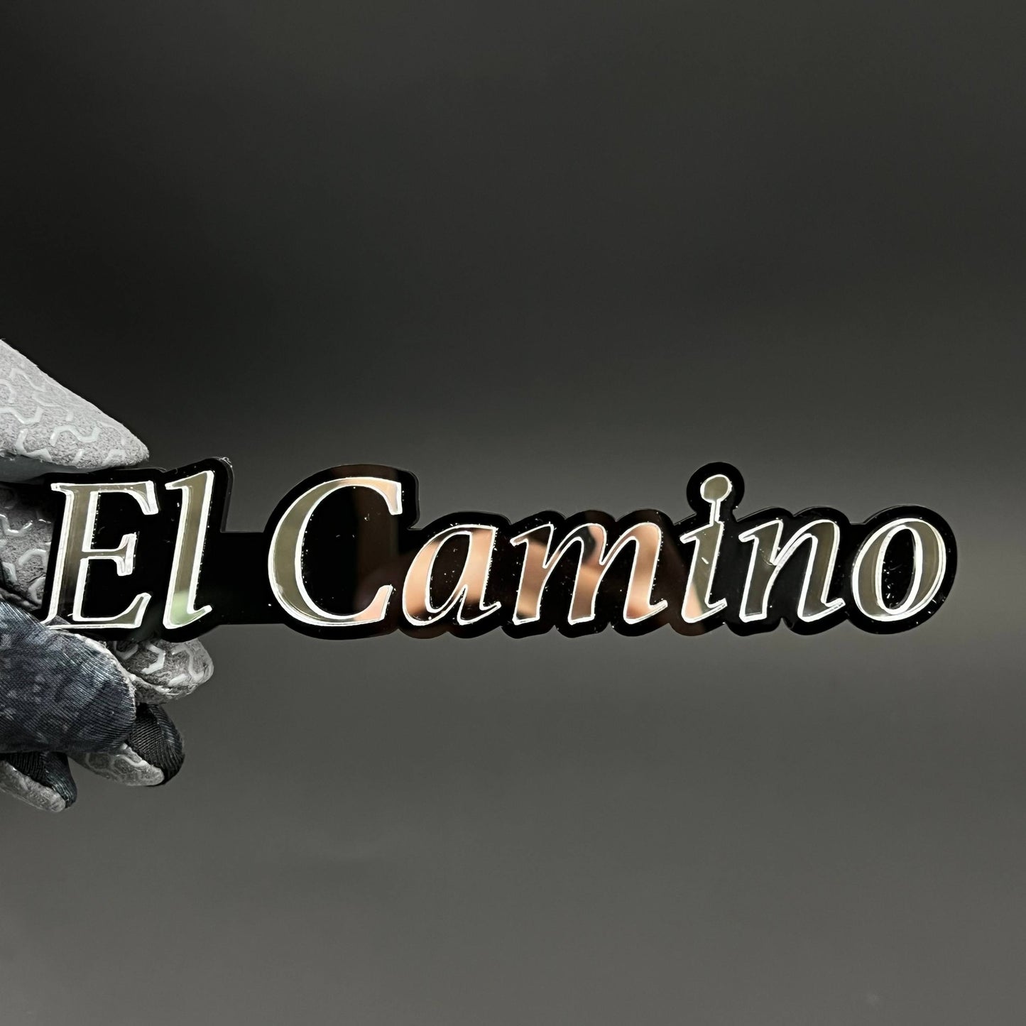 1PC El Camino 3D Acrylic Badge - Car Truck Emblem Fender Tailgate Trunk Sticker