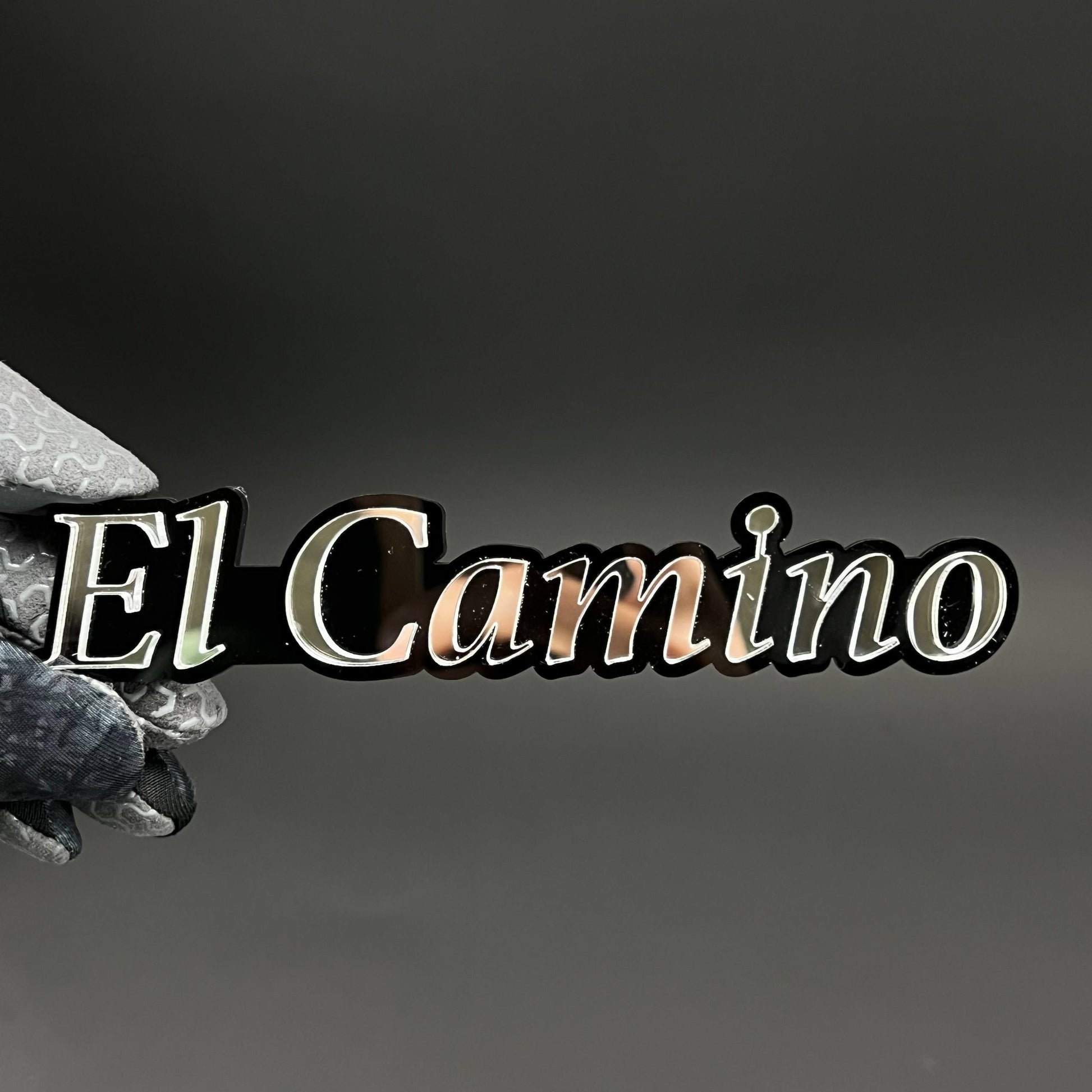 1PC El Camino 3D Acrylic Badge - Car Truck Emblem Fender Tailgate Trunk Sticker