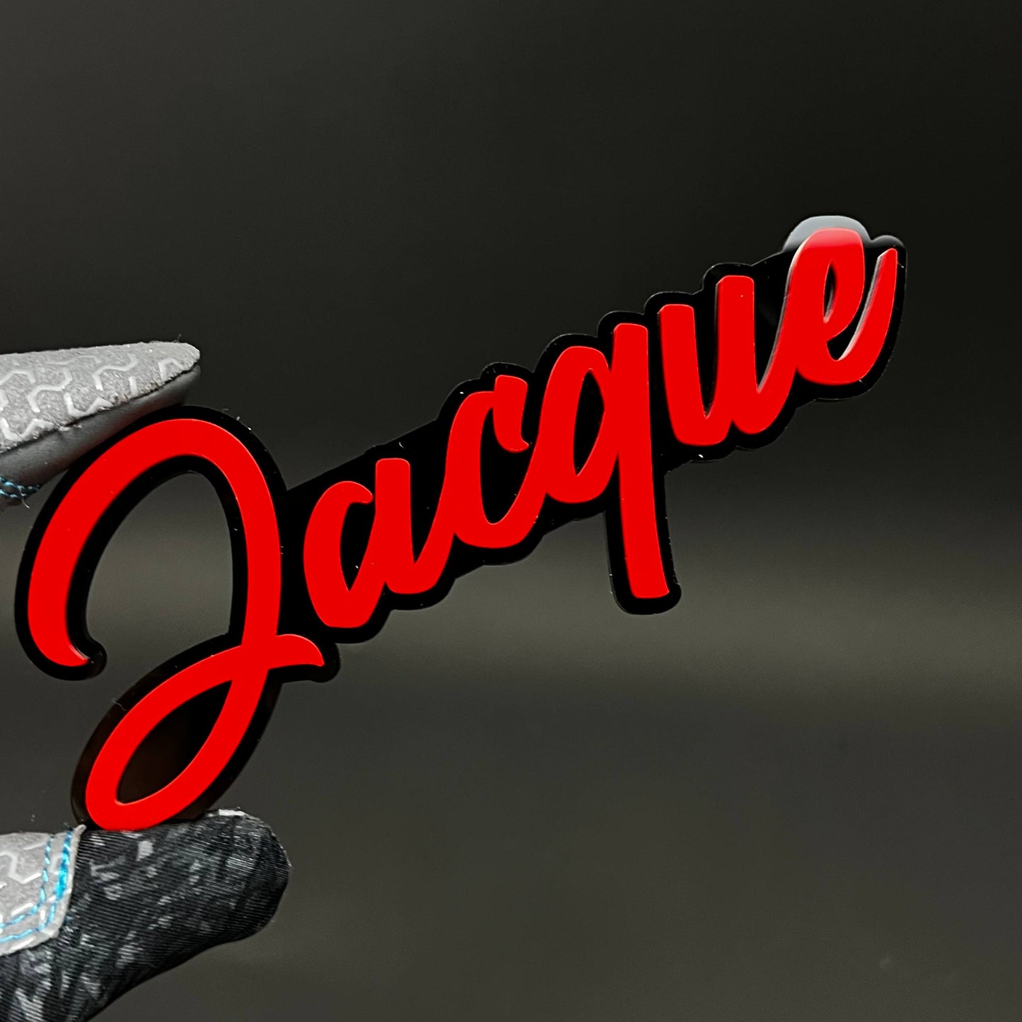 1PC Jacque 3D Acrylic Badge - Car Truck Emblem Fender Tailgate Trunk Sticker