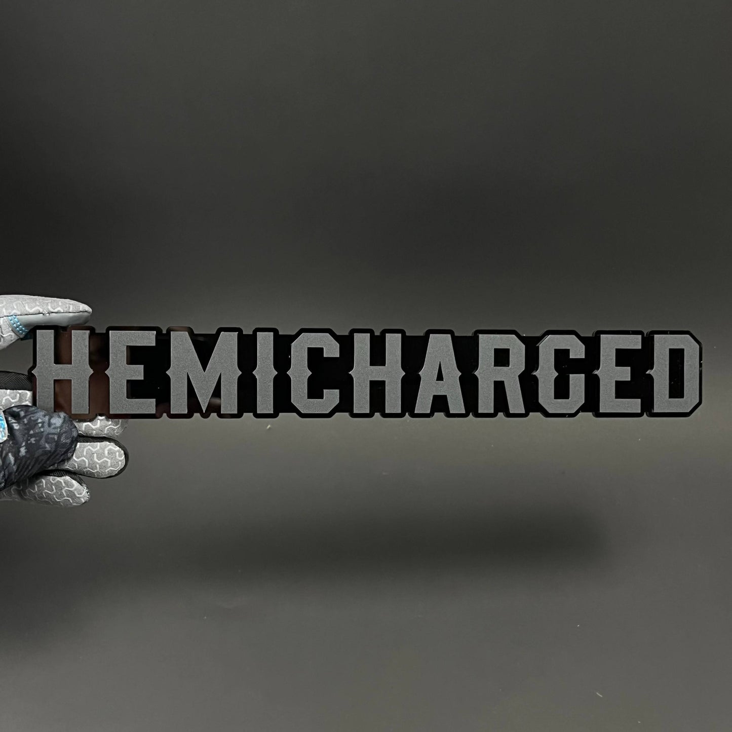 1PC HEMICHARGED 3D Acrylic Badge - Car Truck Emblem Fender Sticker