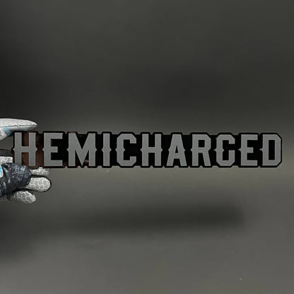 1PC HEMICHARGED 3D Acrylic Badge - Car Truck Emblem Fender Sticker