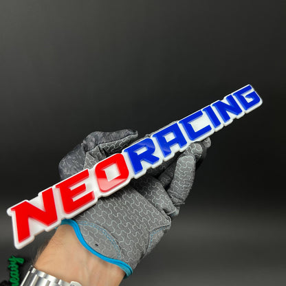 1PC NEORACING 3D Acrylic Badge - Car Truck Emblem Fender Tailgate Trunk Sticker