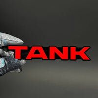 1PC TANK 3D Acrylic Badge - Car Truck Emblem Fender Tailgate Trunk Sticker