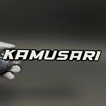 1PC KAMUSARI 3D Acrylic Badge - Car Truck Emblem Fender Tailgate Trunk Sticker