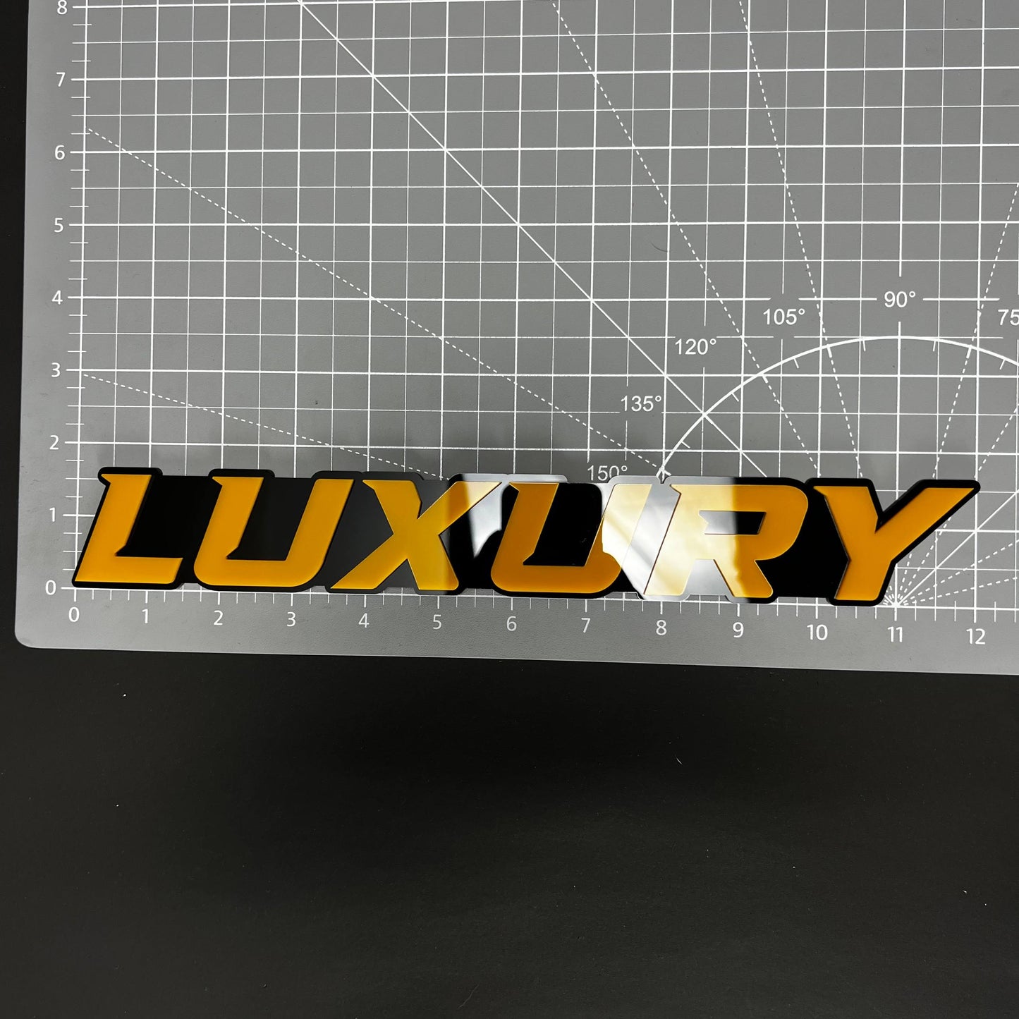 1PC LUXURY 3D Acrylic Badge - Car Truck Emblem Fender Tailgate Trunk Sticker