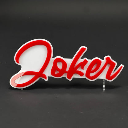 1PC Joker 3D Acrylic Badge - Car Truck Emblem Fender Tailgate Trunk Sticker