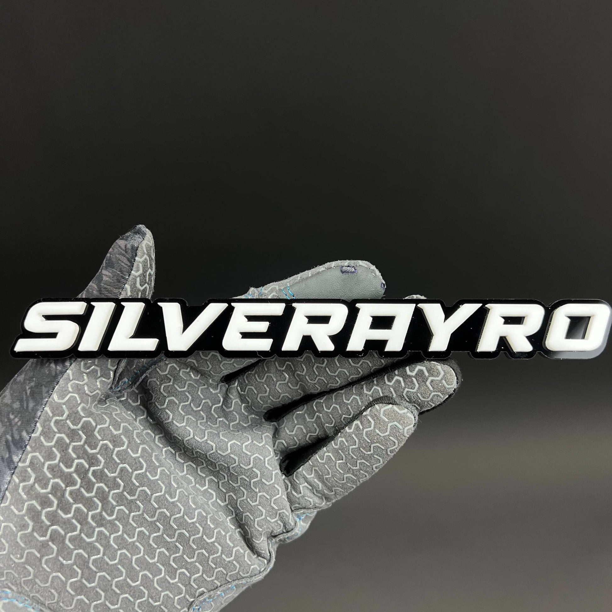 1PC SILVERAYRO 3D Acrylic Badge - Car Truck Emblem Fender Tailgate Trunk Sticker
