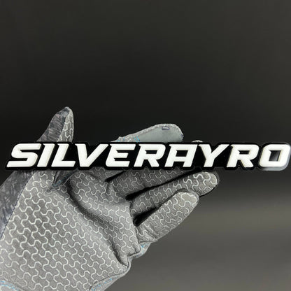 1PC SILVERAYRO 3D Acrylic Badge - Car Truck Emblem Fender Tailgate Trunk Sticker