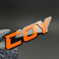 1PC COY 3D Acrylic Badge - Car Truck Emblem Fender Tailgate Trunk Sticker