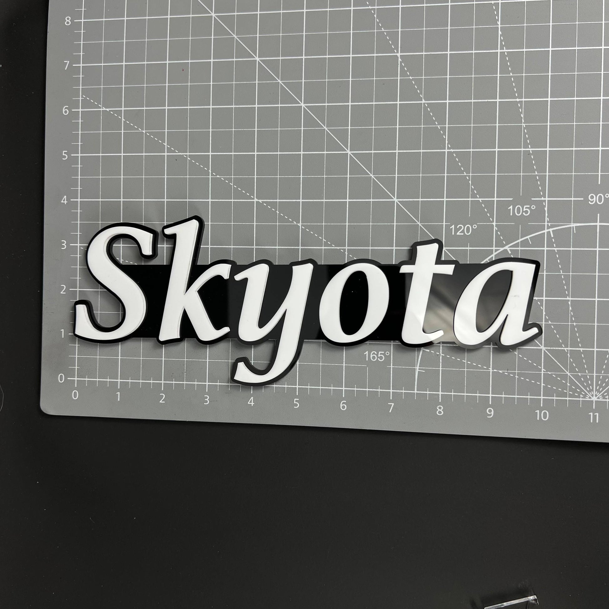 1PC Skyota 3D Acrylic Badge - Car Truck Emblem Fender Tailgate Trunk Sticker