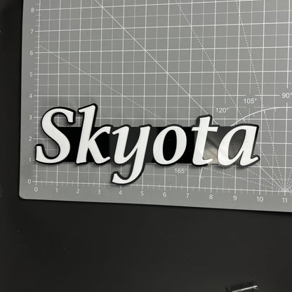 1PC Skyota 3D Acrylic Badge - Car Truck Emblem Fender Tailgate Trunk Sticker