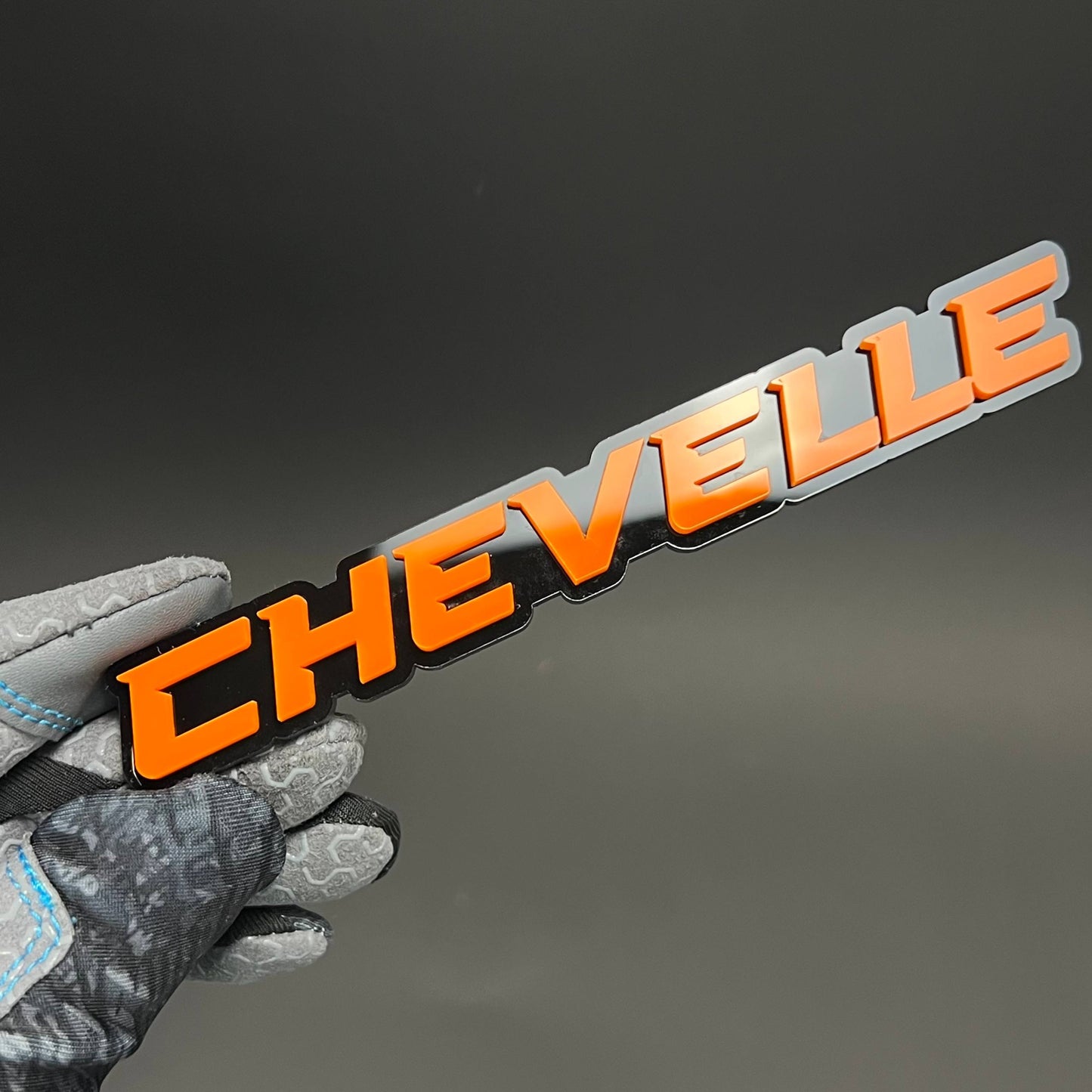 1PC CHEVELLE 3D Acrylic Badge - Car Truck Emblem Fender Tailgate Trunk Sticker