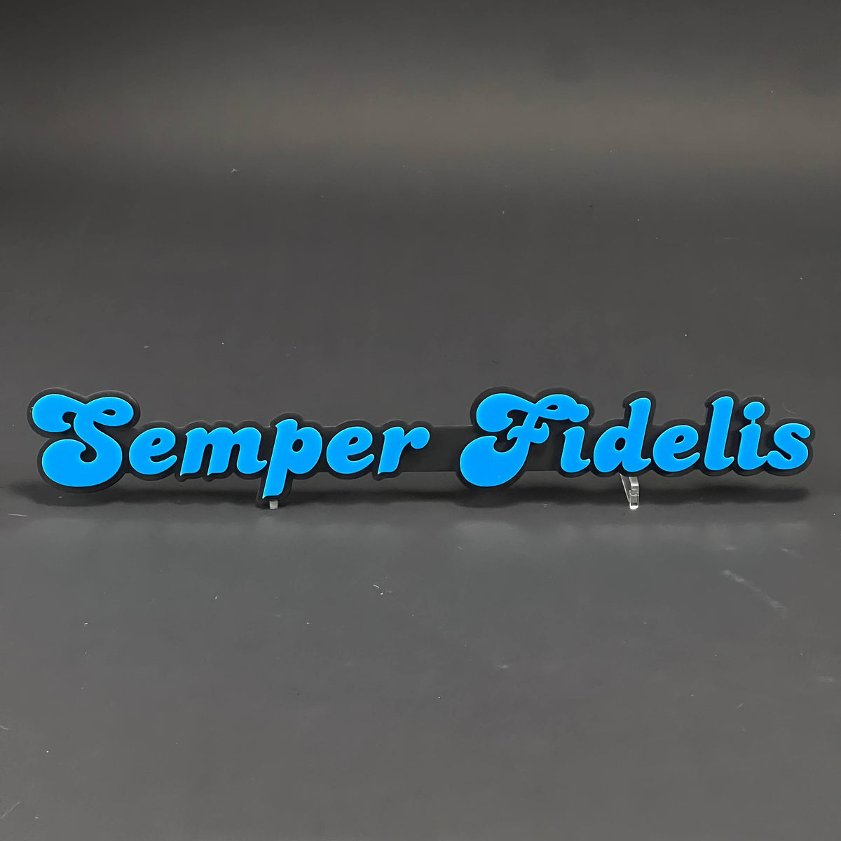 1PC Semper Fidelis 3D Acrylic Badge - Car Truck Emblem Fender Sticker