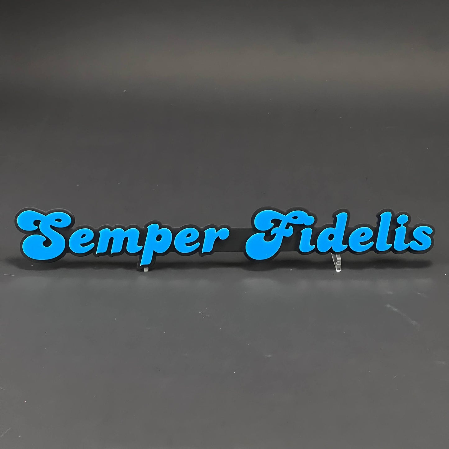 1PC Semper Fidelis 3D Acrylic Badge - Car Truck Emblem Fender Sticker