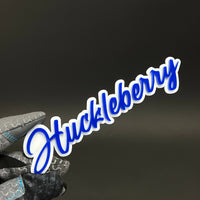 1PC Huckleberry 3D Acrylic Badge - Car Truck Emblem Fender Sticker