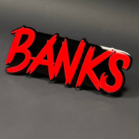 1PC BANKS 3D Acrylic Badge - Car Truck Emblem Fender Tailgate Trunk Sticker