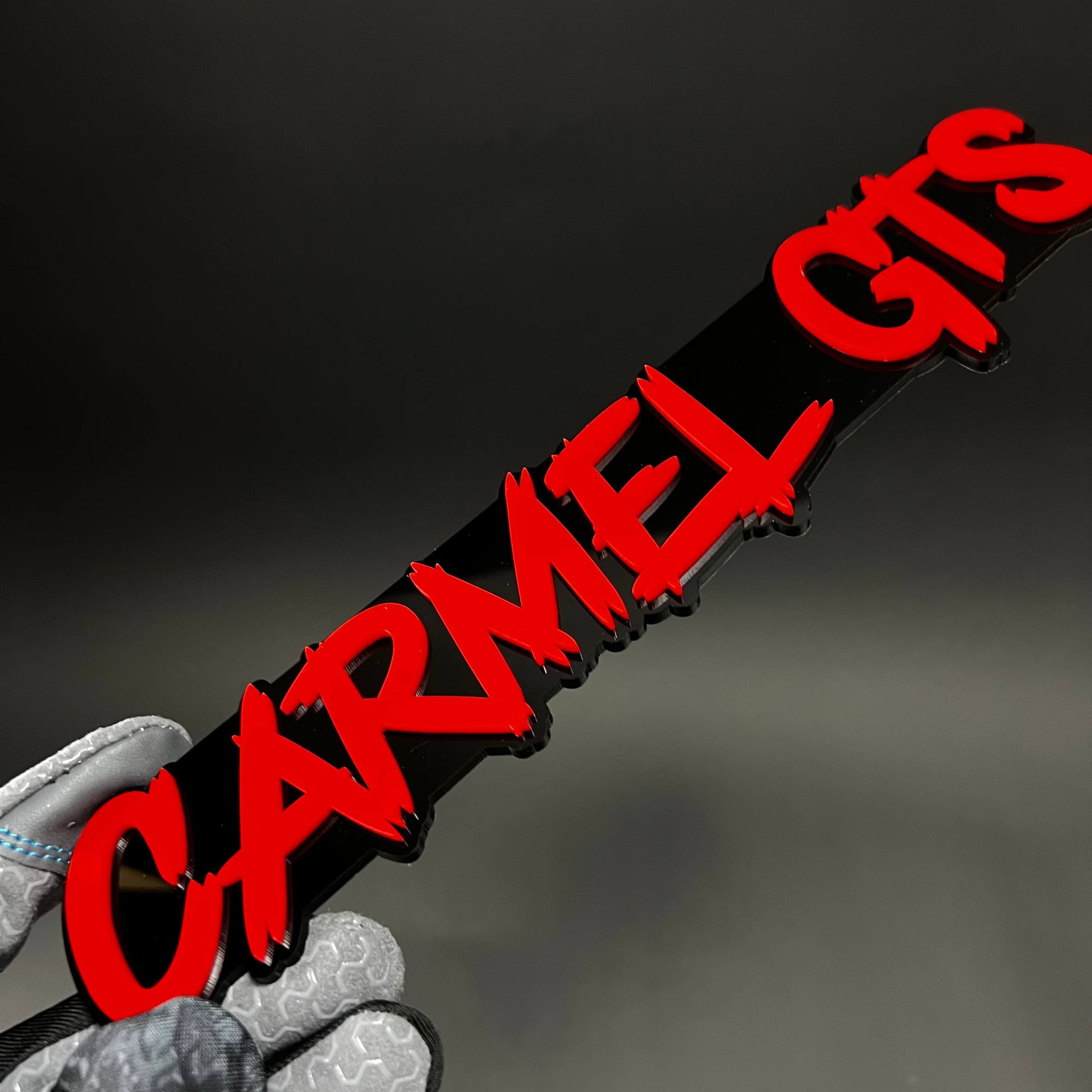 1PC CARMEL GTS 3D Acrylic Badge - Car Truck Emblem Fender Tailgate Trunk Sticker